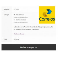 Plugin de Calculo de Frete Nova API Correios Online e Offline e Rastreamento para Woocommerce