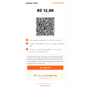 Plugin Woocommerce Pagamento PIX Banco Itaú API