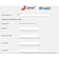 Plugin de Calculo de Frete Transportadora Jamef para Woocommerce