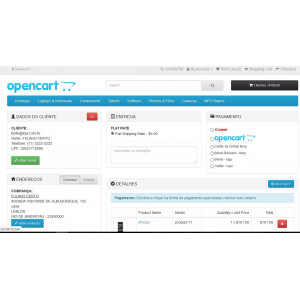 Módulo Checkout Compra e Registro Rápido PRO para Opencart