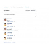 Comentários Facebook na Página do Produto para Opencart