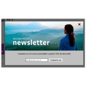 Módulo de Popup & Newsletter para Opencart