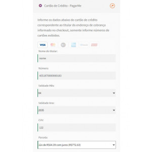 Plugin de Pagamento PagarMe API Cartão Boleto Pix para Woocommerce