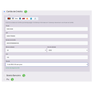 Plugin Woocommerce Pagamento PagSeguro API Cartão Boleto Pix
