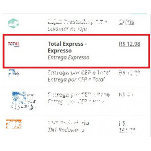 Módulo Transportadora Total Express Prestashop