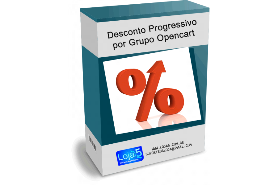 Módulo Desconto Progressivo por Grupo para Opencart