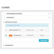 Módulo Transportadora TNT Mercurio PRO para lojas Prestashop