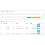 Gerenciador de Envios e Rastreamento Correios Automático para Opencart