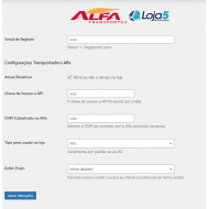 Plugin de Calculo de Frete Alfa Transportes para Woocommerce