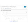 Módulo de Descontos e Taxas por Grupo de Clientes para Opencart
